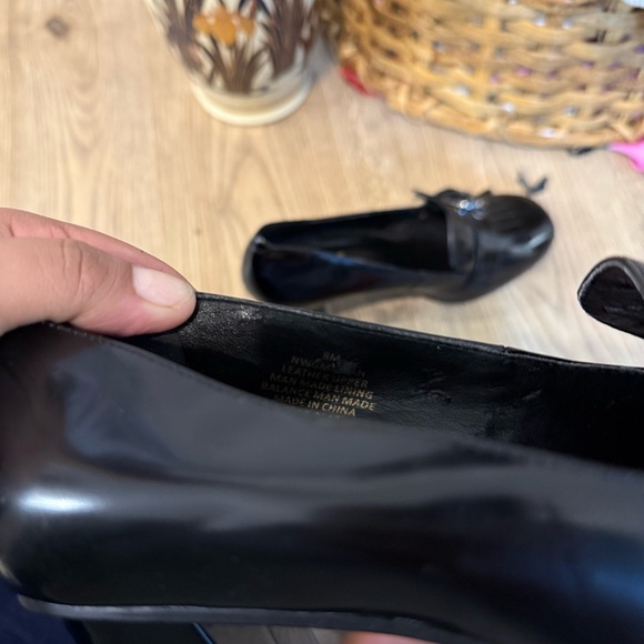 Nine West Black Heeled Loafers - Picture 7 of 7